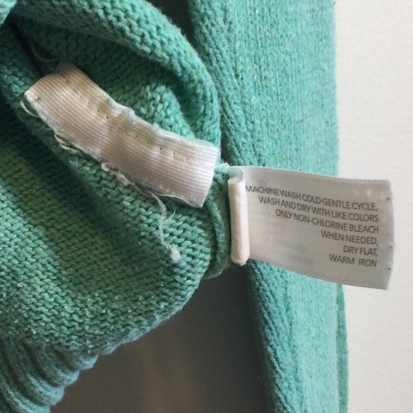 Old Navy Turquoise V-Neck Sweater, size XXL - Picture 5 of 7